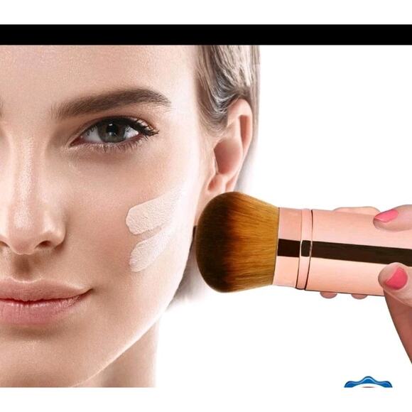 UNIMEIX Makeup Brush Sunscreen Applicator Retractable Kabuki Blush Brush... - Picture 3 of 6